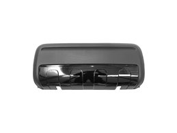 MODANATURA POSTERIORE CENTRALE FIAT Panda III 2012 OE 735737481 CON RIPARO CENTRALE NERO LUCIDO MOD.SPORT 4X4