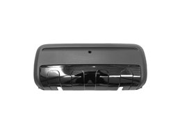MODANATURA POSTERIORE CENTRALE FIAT Panda III 2012 OE 735735881 CON RIPARO CENTRALE NERO LUCIDO CON FORO SENSORE MOD.SPORT 4X4