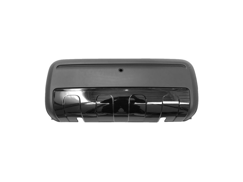 MODANATURA POSTERIORE CENTRALE FIAT Panda III 2012 OE 735735881 CON RIPARO CENTRALE NERO LUCIDO CON FORO SENSORE MOD.SPORT 4X4