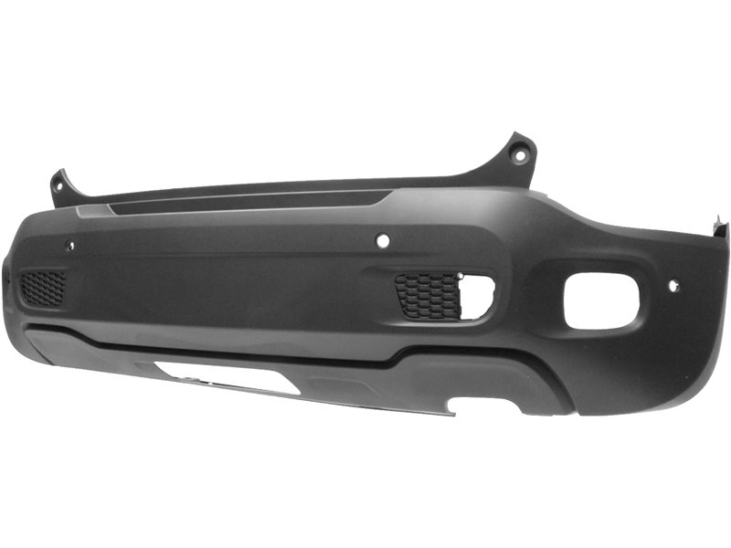 PARAURTI POSTERIORE JEEP Renegade 2018 GOFFRATO CON FORO GANCIO RIMORCHIO CON 4 FORI SENSORI MOD. LATITUDE 2014-2018, 2018