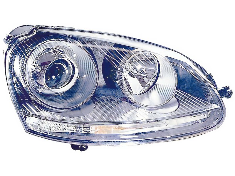 Faro Fanale Proiettore Lampada D2S-H7 Sinistro VOLKSWAGEN GOLF V GTI DAL 2003 AL 2008