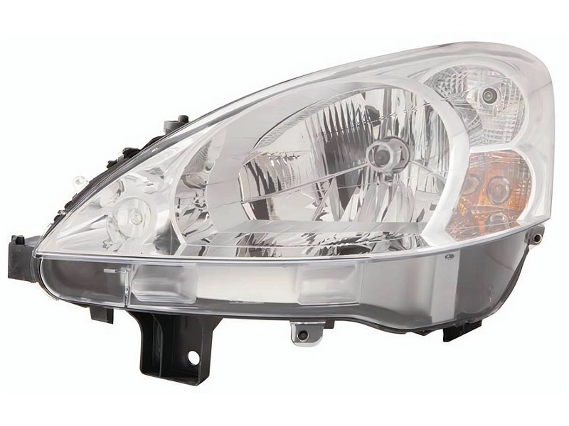 Faro Fanale Proiettore Lampada H4 Destro PEUGEOT PARTNER RANCH DAL 2008 IN POI