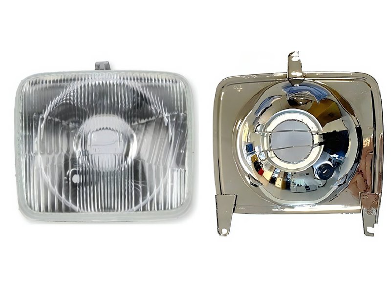 Faro Fanale Proiettore Lampada H4 Sinistro Destro FORD TRANSIT DAL 1978 AL 1986