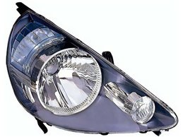 Faro Fanale Proiettore Lampada H4 Sinistro HONDA JAZZ DAL 2004 AL 2008