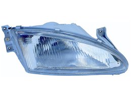 Faro Fanale Proiettore Lampada H4 Sinistro HYUNDAI LANTRA DAL 1996 AL 1998