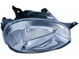 Faro Fanale Proiettore Lampada H4 Sinistro OPEL COMBO DAL 1993 AL 2000