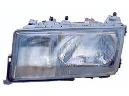 Faro Fanale Proiettore Lampada H4-H3 Sinistro MERCEDES 190 W201 DAL 1983 AL 1988