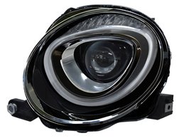 Faro Fanale Proiettore Lampada H7 Destro Superiore FIAT 500 DAL 2007 IN POI