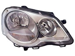 Faro Fanale Proiettore Lampada H7-H1 Sinistro VOLKSWAGEN POLO DAL 2005 AL 2009