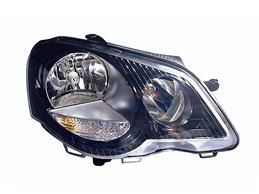 Faro Fanale Proiettore Lampada H7-H1 Sinistro VOLKSWAGEN POLO MODELLO SPORT DAL 2005 AL 2009