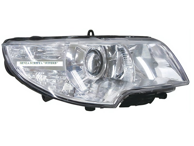 Faro Fanale Proiettore Lampada H7-H3 Destro SKODA SUPERB DAL 2008 IN POI