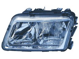 Faro Fanale Proiettore Lampada H7-H4 Destro AUDI A3 DAL 1996 AL 2000