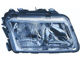 Faro Fanale Proiettore Lampada H7-H4 Sinistro AUDI A3 DAL 1996 AL 2000