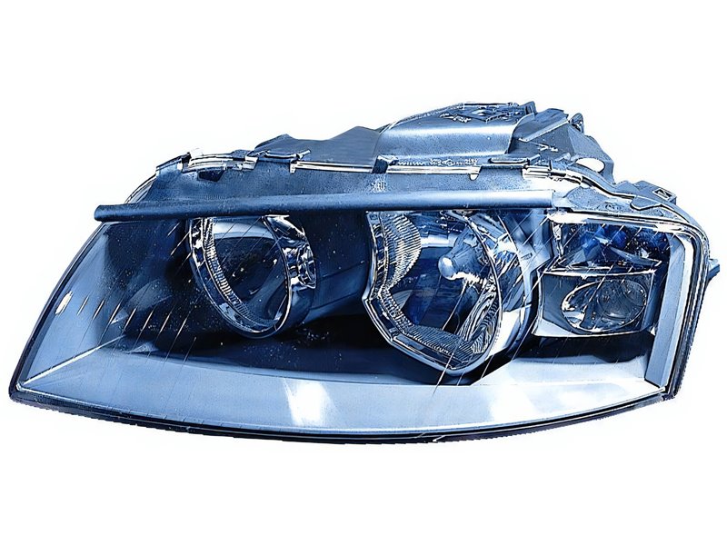 Faro Fanale Proiettore Lampada H7-H7 Destro AUDI A3 5 PORTE DAL 2003 AL 2008
