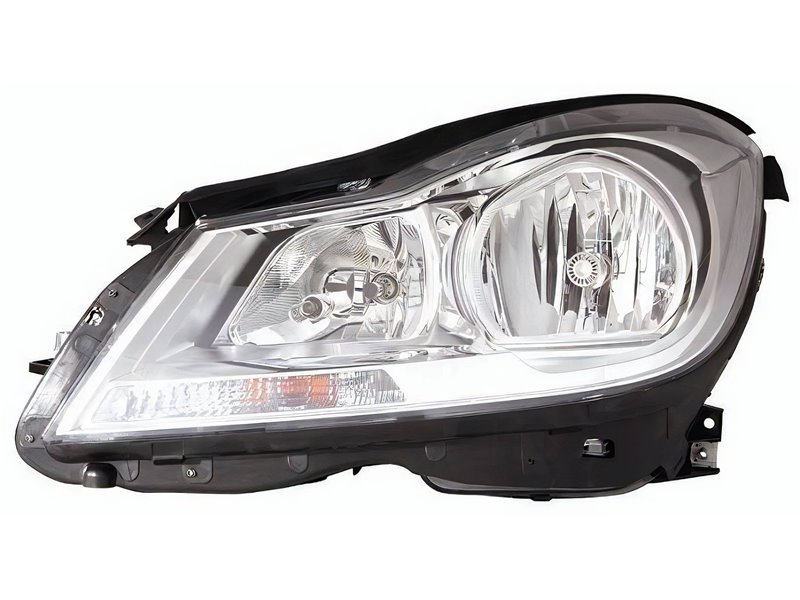 Faro Fanale Proiettore Lampada H7-H7 Destro MERCEDES CLASSE C W204 COUPE DAL 2011 IN POI