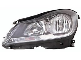 Faro Fanale Proiettore Lampada H7-H7 Destro MERCEDES CLASSE C W204 COUPE DAL 2011 IN POI