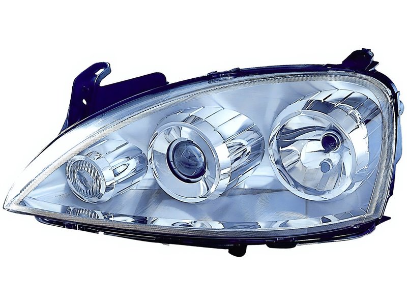 Faro Fanale Proiettore Lampada H7-H7 Destro OPEL CORSA C DAL 2003 AL 2006