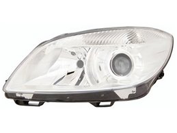 Faro Fanale Proiettore Lampada H7-H7 Destro SKODA FABIA DAL 2007 AL 2010