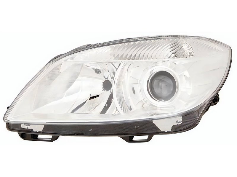 Faro Fanale Proiettore Lampada H7-H7 Destro SKODA FABIA DAL 2007 AL 2010