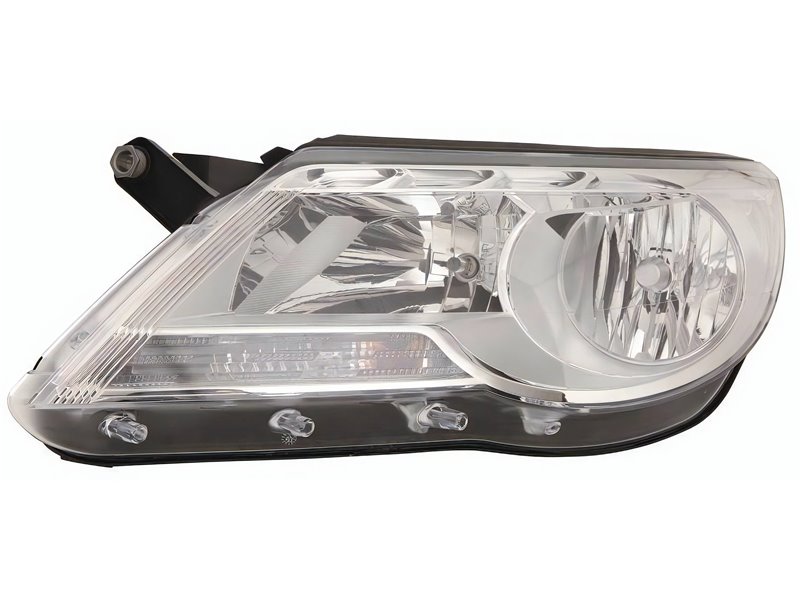 Faro Fanale Proiettore Lampada H7-H7 Destro VOLKSWAGEN TIGUAN DAL 2009 IN POI