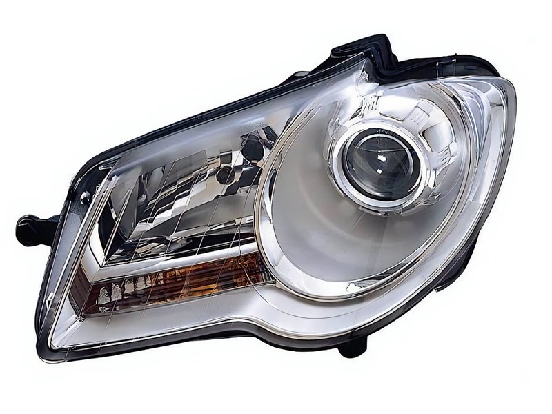 Faro Fanale Proiettore Lampada H7-H7 Destro VOLKSWAGEN TOURAN DAL 2006 AL 2010