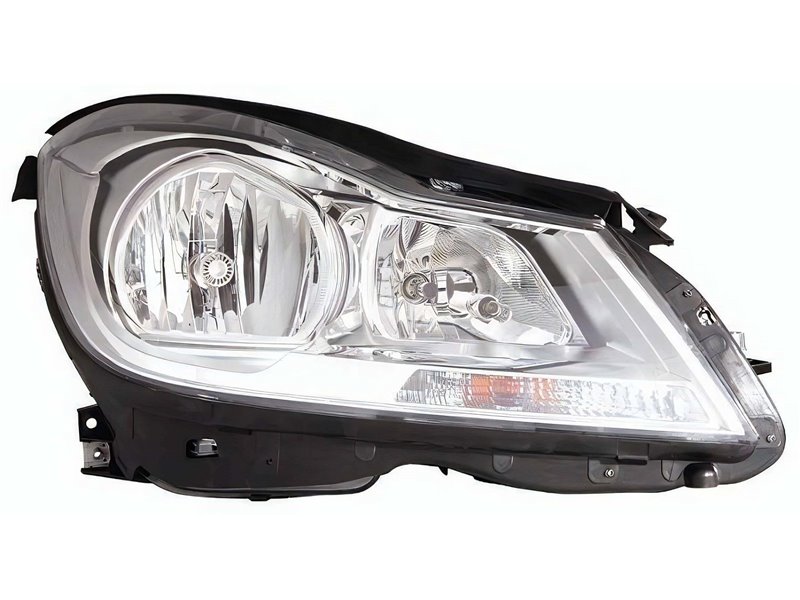 Faro Fanale Proiettore Lampada H7-H7 Sinistro MERCEDES CLASSE C W204 COUPE DAL 2011 IN POI