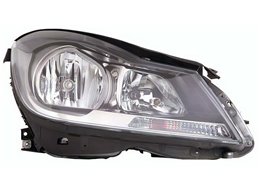 Faro Fanale Proiettore Lampada H7-H7 Sinistro MERCEDES CLASSE C W204 COUPE DAL 2011 IN POI