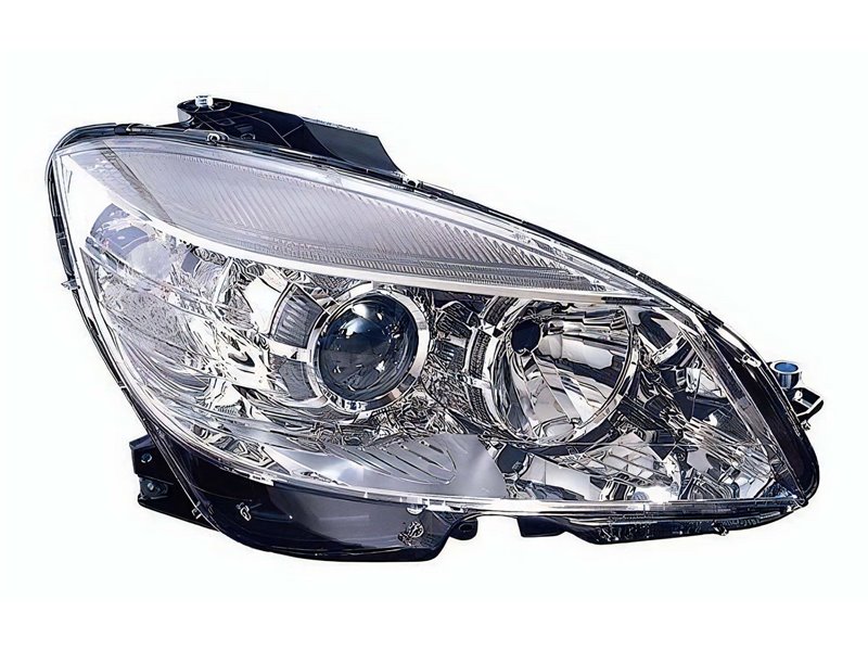 Faro Fanale Proiettore Lampada H7-H7 Sinistro MERCEDES CLASSE C W204 DAL 2007 AL 2010