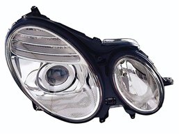 Faro Fanale Proiettore Lampada H7-H7 Sinistro MERCEDES CLASSE E W211 DAL 2006 AL 2009