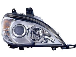 Faro Fanale Proiettore Lampada H7-H7 Sinistro MERCEDES CLASSE M ML W163 DAL 2002 AL 2005