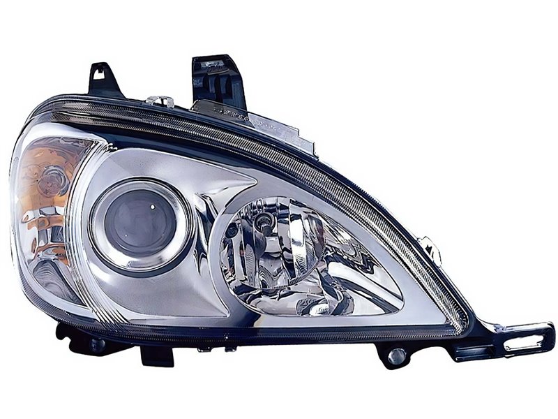Faro Fanale Proiettore Lampada H7-H7 Sinistro MERCEDES CLASSE M ML W163 DAL 2002 AL 2005