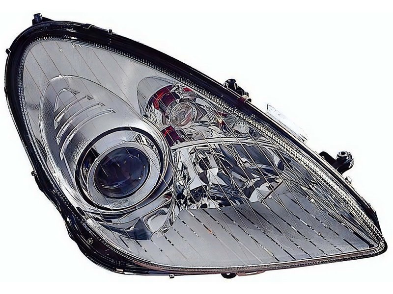 Faro Fanale Proiettore Lampada H7-H7 Sinistro MERCEDES CLASSE SLK R171 DAL 2004 AL 2008