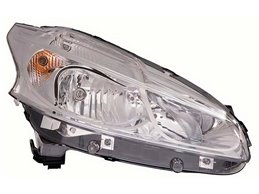 Faro Fanale Proiettore Lampada H7-H7 Sinistro PEUGEOT 208 DAL 2015 IN POI