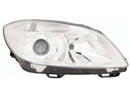 Faro Fanale Proiettore Lampada H7-H7 Sinistro SKODA ROOMSTER DAL 2007 AL 2010