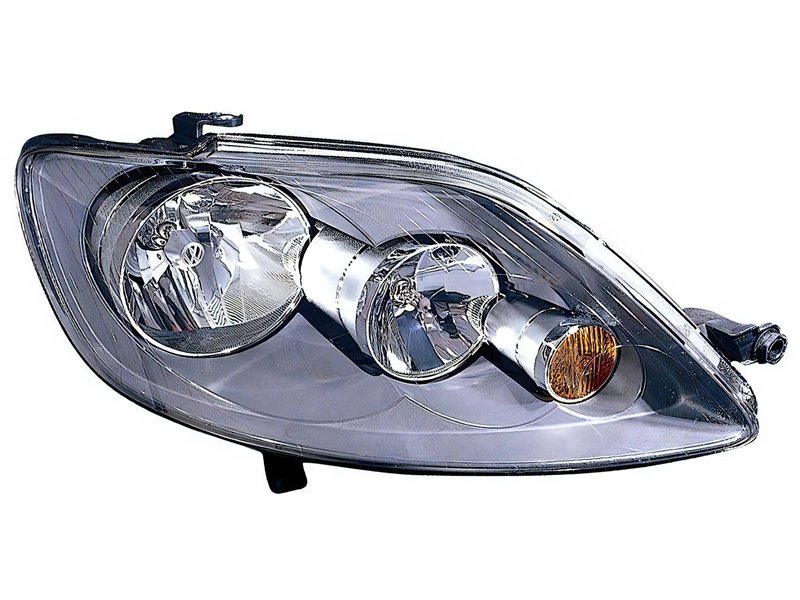 Faro Fanale Proiettore Lampada H7-H7 Sinistro VOLKSWAGEN GOLF V PLUS DAL 2005 IN POI