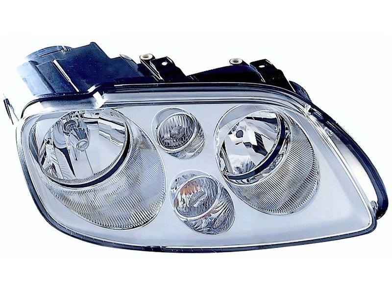 Faro Fanale Proiettore Lampada H7-H7 Sinistro VOLKSWAGEN TOURAN DAL 2003 AL 2006