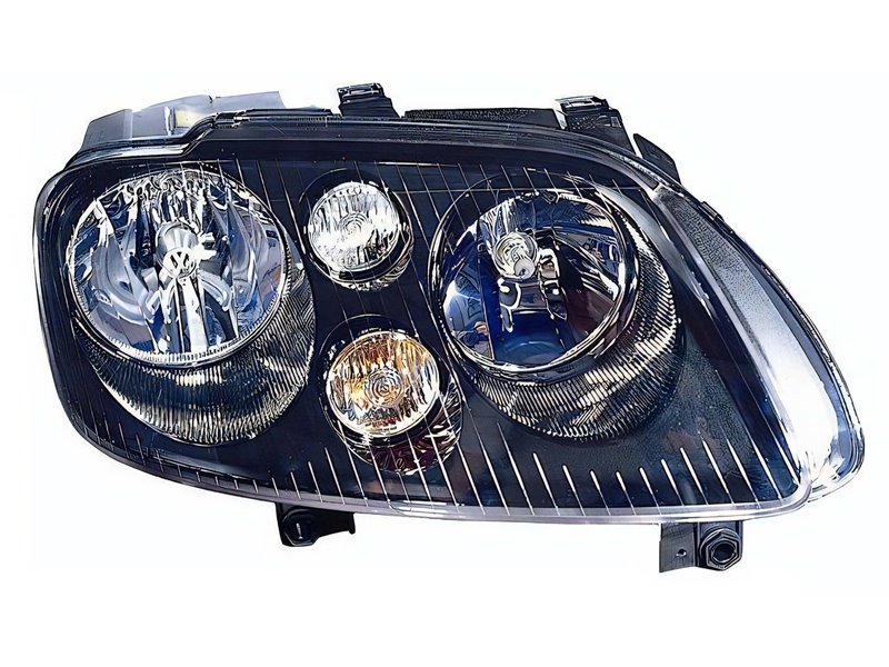 Faro Fanale Proiettore Lampada H7-H7 Sinistro VOLKSWAGEN TOURAN DAL 2003 AL 2006