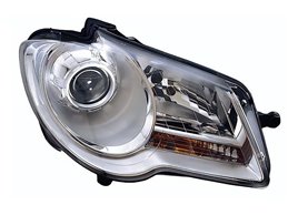 Faro Fanale Proiettore Lampada H7-H7 Sinistro VOLKSWAGEN TOURAN DAL 2006 AL 2010