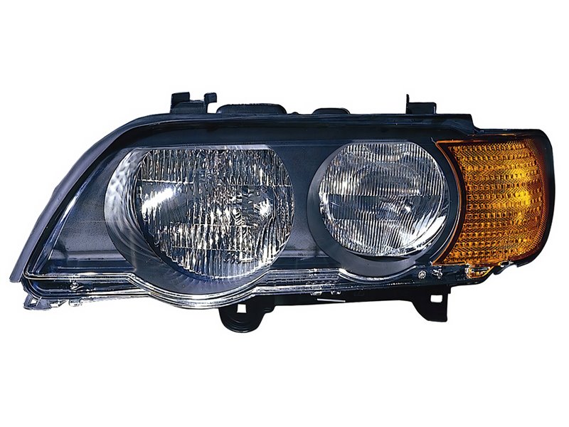 Faro Fanale Proiettore Lampada H7-Hb3 Destro BMW X5 E53 DAL 1999 AL 2003 Faro Fanale Proiettore Lampada H7-Hb3 Destro BMW X5 E53 DAL 1999 AL 2003