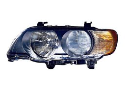 Faro Fanale Proiettore Lampada H7-Hb3 Destro BMW X5 E53 DAL 1999 AL 2003