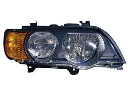 Faro Fanale Proiettore Lampada H7-Hb3 Sinistro BMW X5 E53 DAL 1999 AL 2003