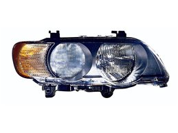 Faro Fanale Proiettore Lampada H7-Hb3 Sinistro BMW X5 E53 DAL 1999 AL 2003