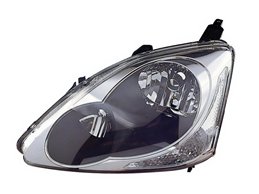 Faro Fanale Proiettore Lampada Hb4-Hb3 Destro HONDA CIVIC 3 PORTE DAL 2003 AL 2005