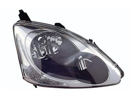 Faro Fanale Proiettore Lampada Hb4-Hb3 Sinistro HONDA CIVIC 3 PORTE DAL 2003 AL 2005