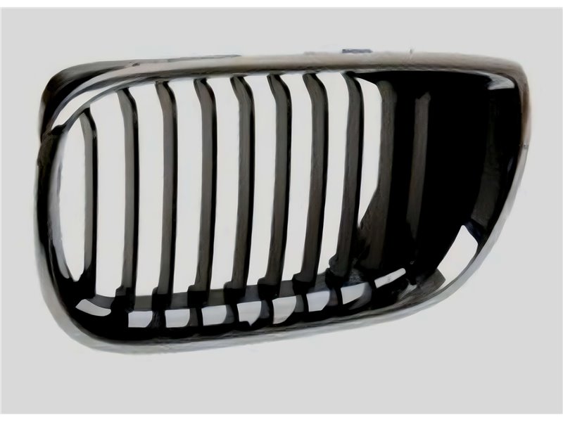 Griglia Anteriore Sinistra Cromata Nera Bmw Serie 3 E46 Dal 2001 Al 2005