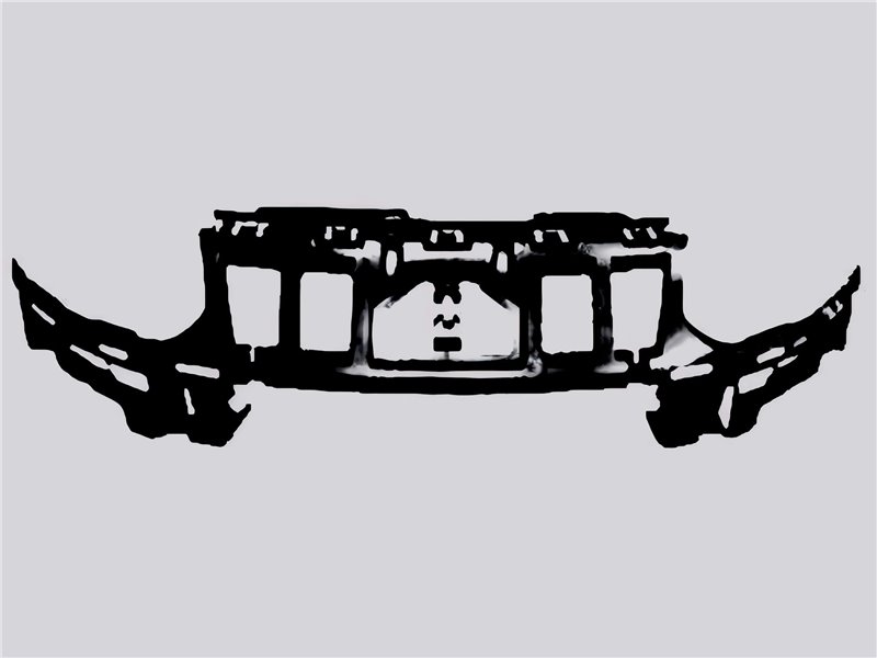 Supporto Paraurti Anteriore Citroen C3 Picasso Dal 2009 Al 2012