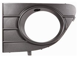 Griglia Modanatura Paraurti Anteriore Sinistra Carbon Metal Fiat Punto Evo Dal 2009 In Poi