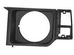 Cornice Cerchio Faro Fanale Sinistra Nero Mitsubishi Pajero Dal 1983 Al 1991