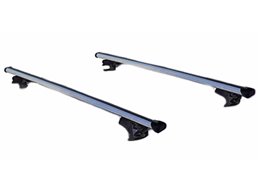 Set Portabici tetto + Barre per AUDI A4 AVANT dal 2001 al 2008 leggero con Chiave Set Barre da 110 CM c/Serratura + Kit Attacchi