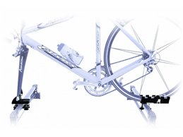 Set Portabici tetto + Barre per AUDI 100 AVANT 1994 Attacco alla Forcella universale Barre 127 CM c/Serratura + Kit Attacchi